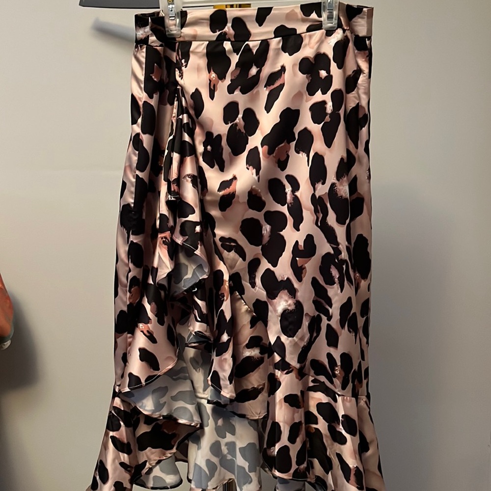 Animal print skirt